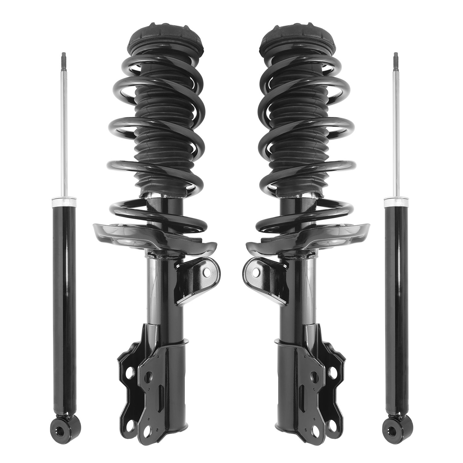 4-11715-251170-001 Front & Rear Suspension Strut & Coil Spring Assembly Fits Select Buick Encore, Chevy Trax