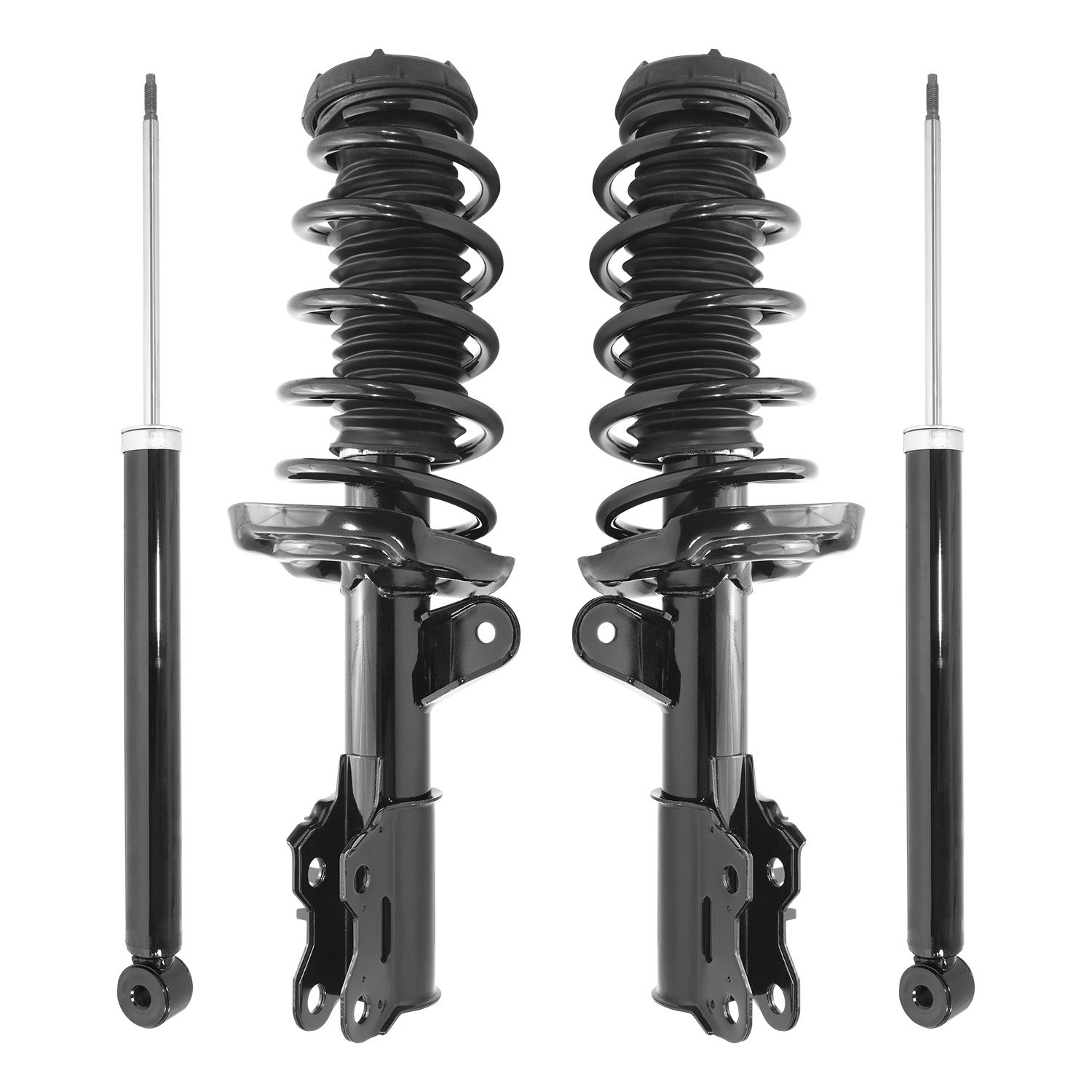 4-11717-251170-001 Front & Rear Suspension Strut & Coil Spring Assembly Fits Select Buick Encore, Chevy Trax