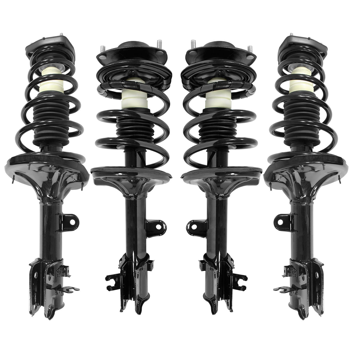 4-11743-15511-001 Front & Rear Suspension Strut & Coil Spring Assembly Kit Fits Select Kia Sportage, Hyundai Tucson