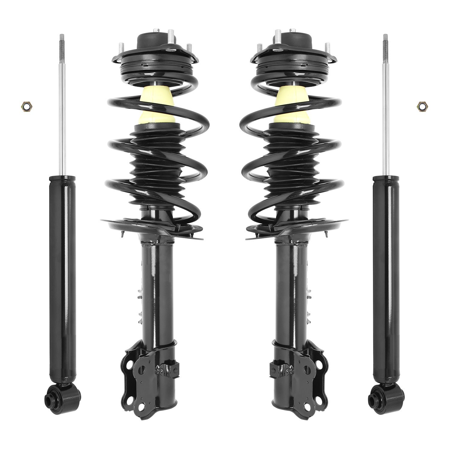 4-11745-259910-001 Front & Rear Suspension Strut & Coil Spring Assembly Fits Select Kia Sportage, Hyundai Tucson