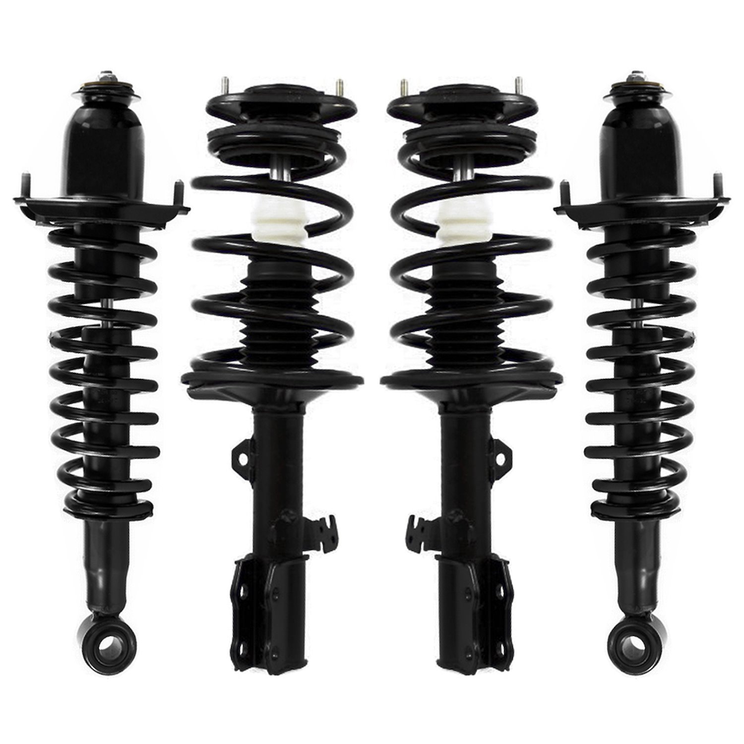 4-11751-15371-001 Front & Rear Suspension Strut & Coil Spring Assembly Kit Fits Select Toyota Corolla