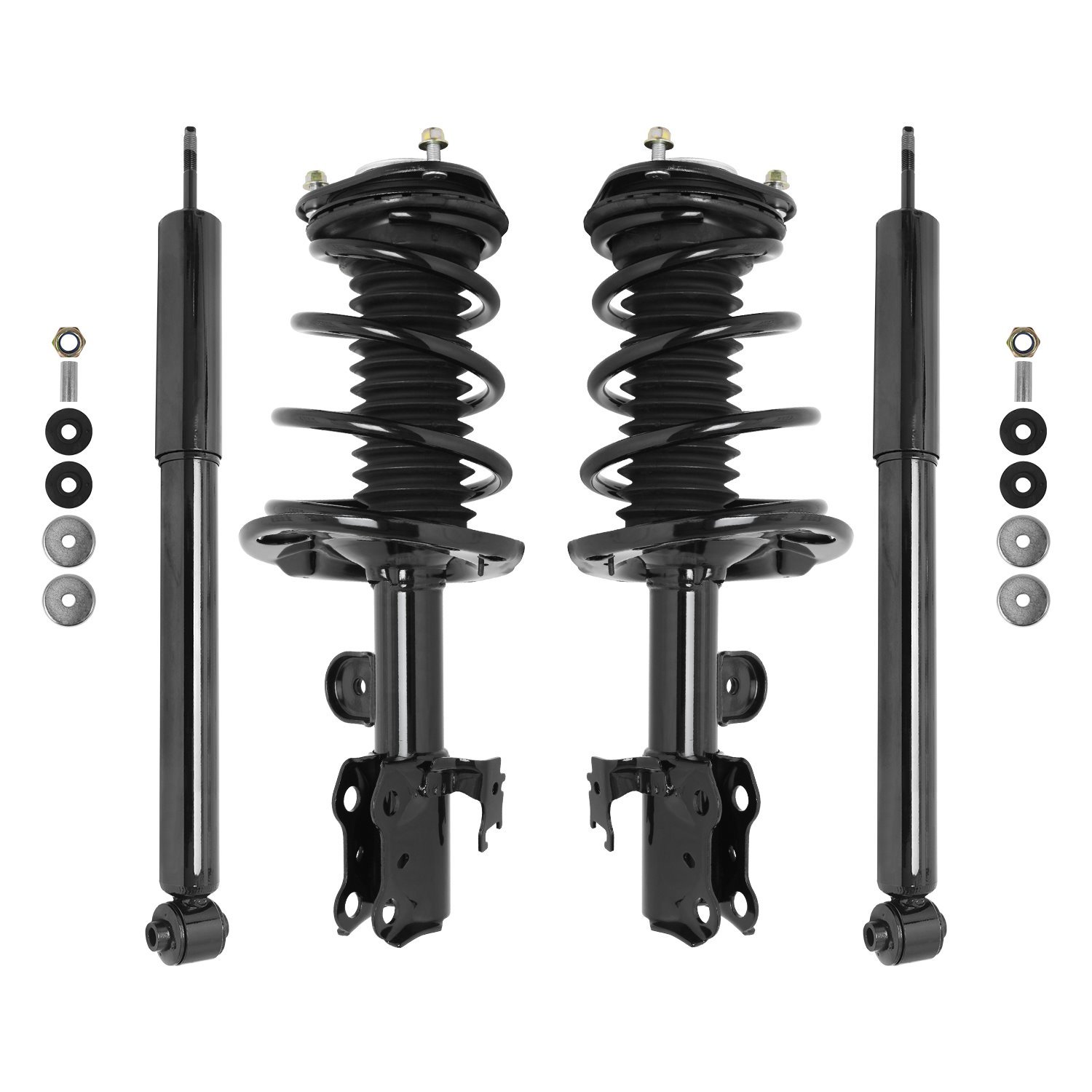 4-11803-259050-001 Front & Rear Suspension Strut & Coil Spring Assembly Fits Select Scion tC