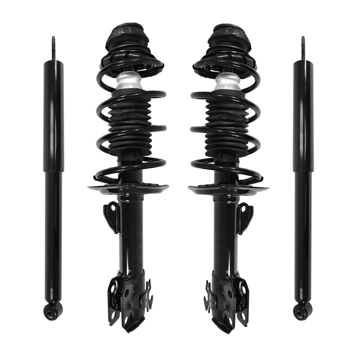 4-11805-254130-001 Front & Rear Suspension Strut & Coil Spring Assembly Fits Select Toyota Yaris