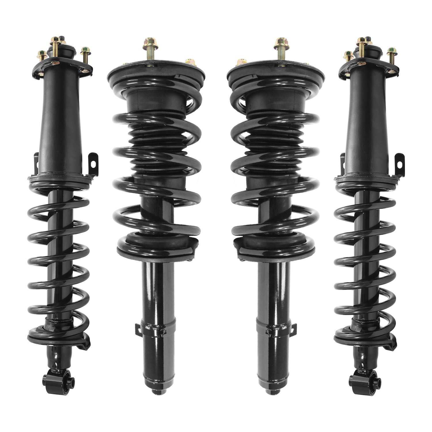 4-11835-15210-001 Front & Rear Suspension Strut & Coil Spring Assembly Kit Fits Select Lexus IS250, Lexus IS350