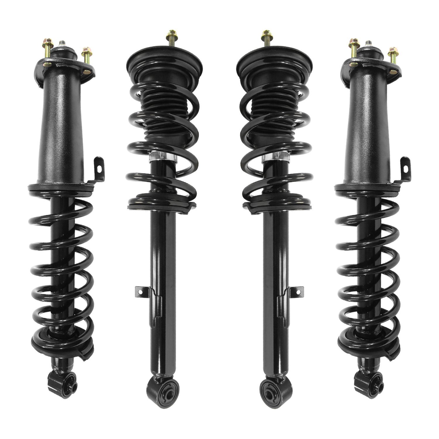 4-11837-15260-001 Front & Rear Suspension Strut & Coil Spring Assembly Kit Fits Select Lexus IS250, Lexus IS350