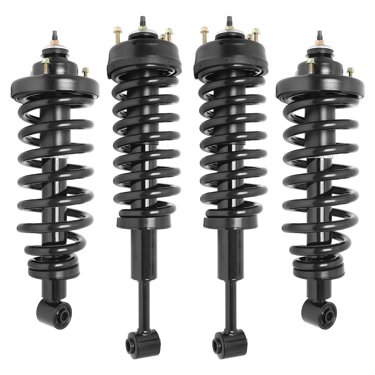 4-11850-15140-001 Front & Rear Suspension Strut & Coil Spring Assembly Kit Fits Select Ford Explorer Sport Trac
