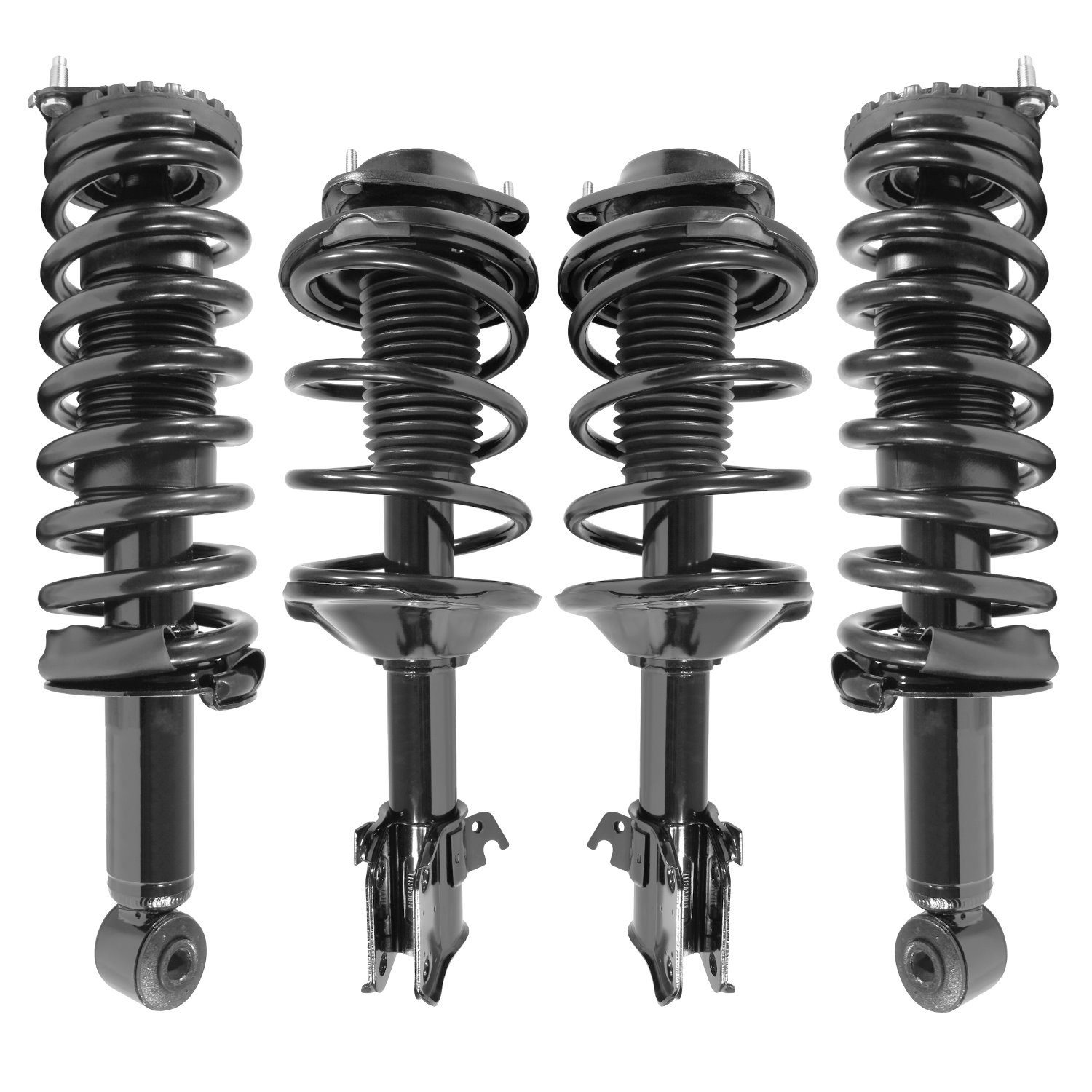 4-11851-15850-001 Front & Rear Suspension Strut & Coil Spring Assembly Kit Fits Select Subaru Legacy