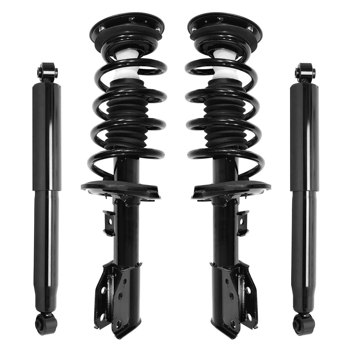 4-11873-251140-001 Front & Rear Suspension Strut & Coil Spring Assembly Fits Select GM