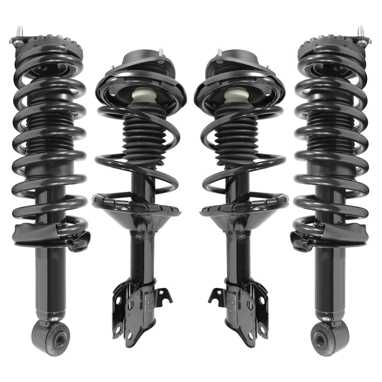 4-11893-15850-001 Front & Rear Suspension Strut & Coil Spring Assembly Kit Fits Select Subaru Legacy