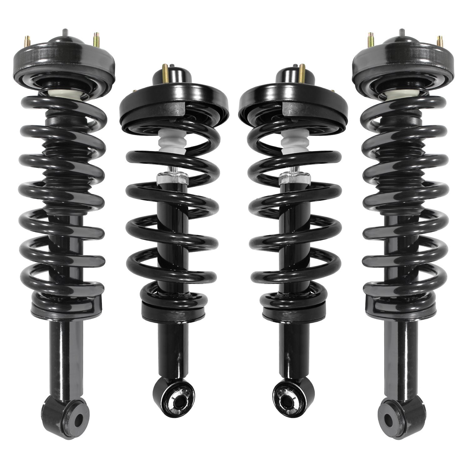 4-11900-15410-001 Front & Rear Suspension Strut & Coil Spring Assembly Kit Fits Select Ford Expedition, Lincoln Navigator