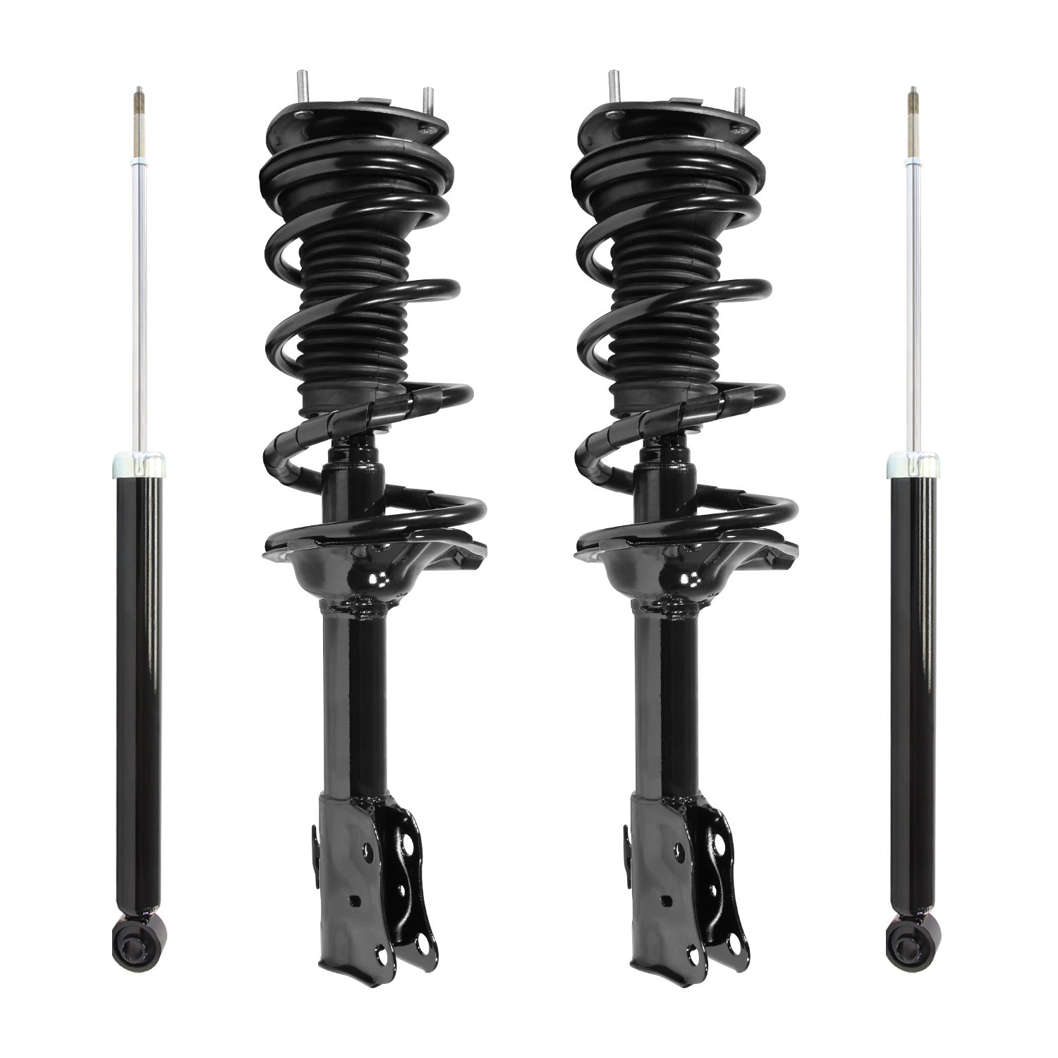 4-11920-259350-001 Front & Rear Suspension Strut & Coil Spring Assembly Fits Select Scion xB