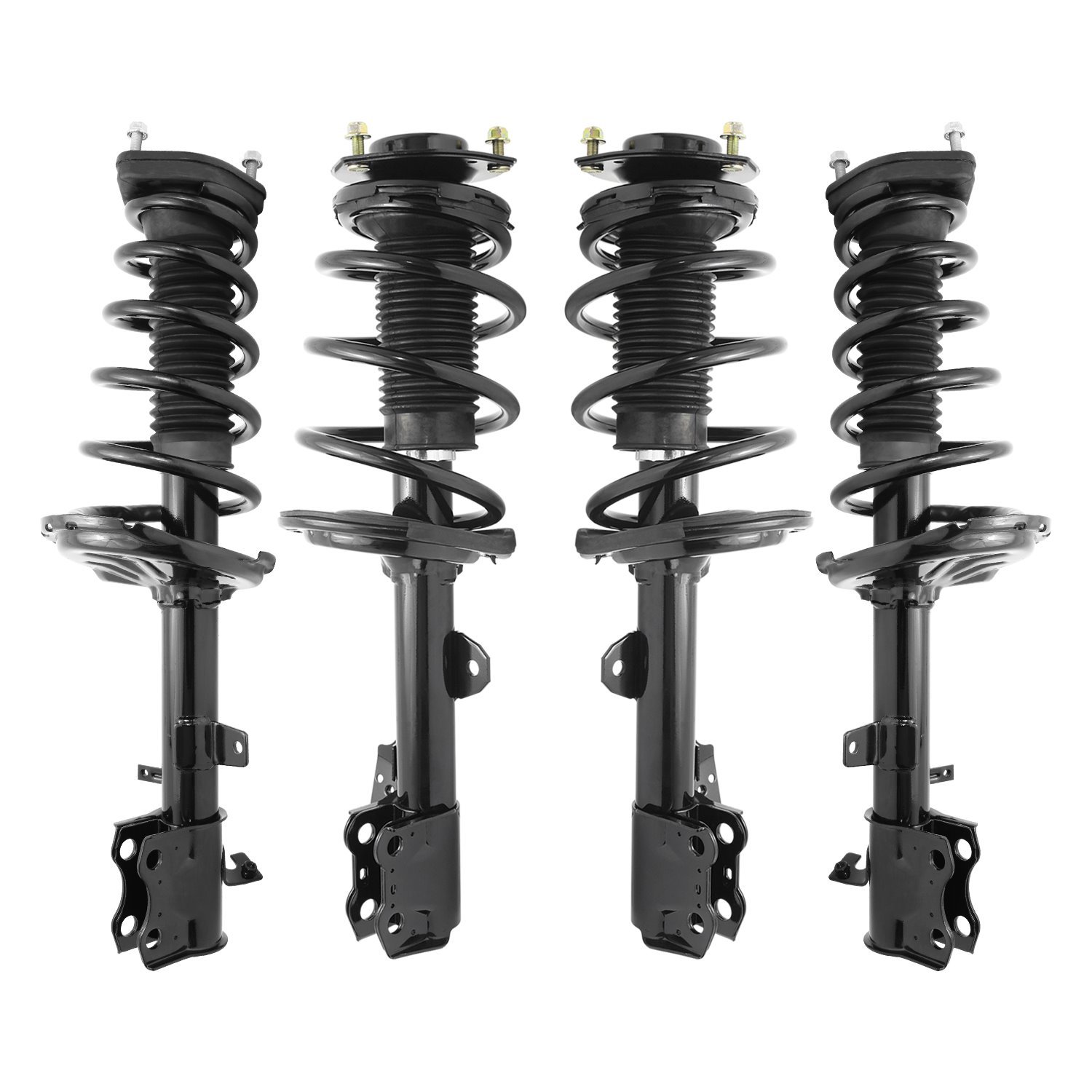 4-11935-15411-001 Front & Rear Suspension Strut & Coil Spring Assembly Kit Fits Select Toyota Venza