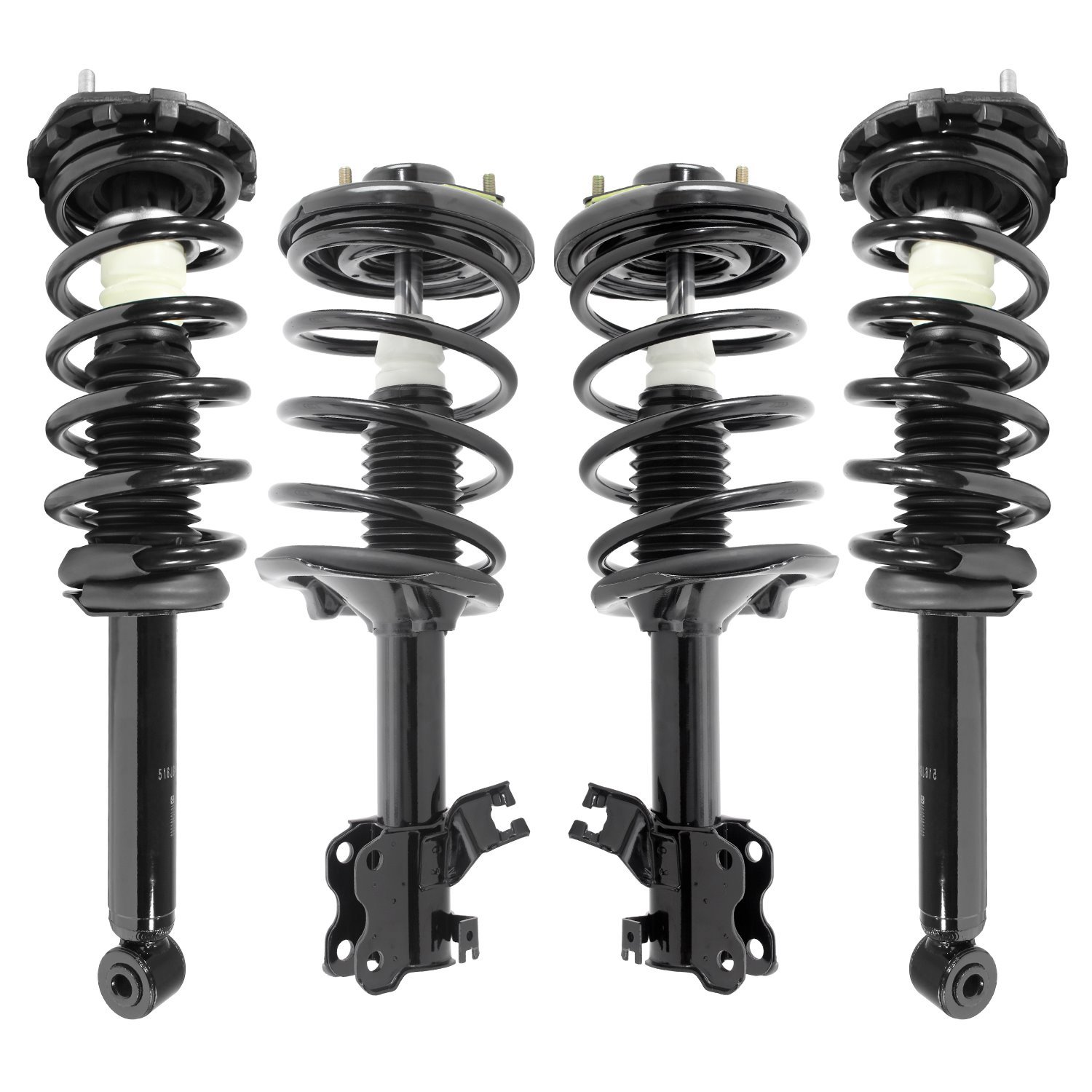 4-11941-15430-001 Front & Rear Suspension Strut & Coil Spring Assembly Kit Fits Select Nissan Maxima, Infiniti I30