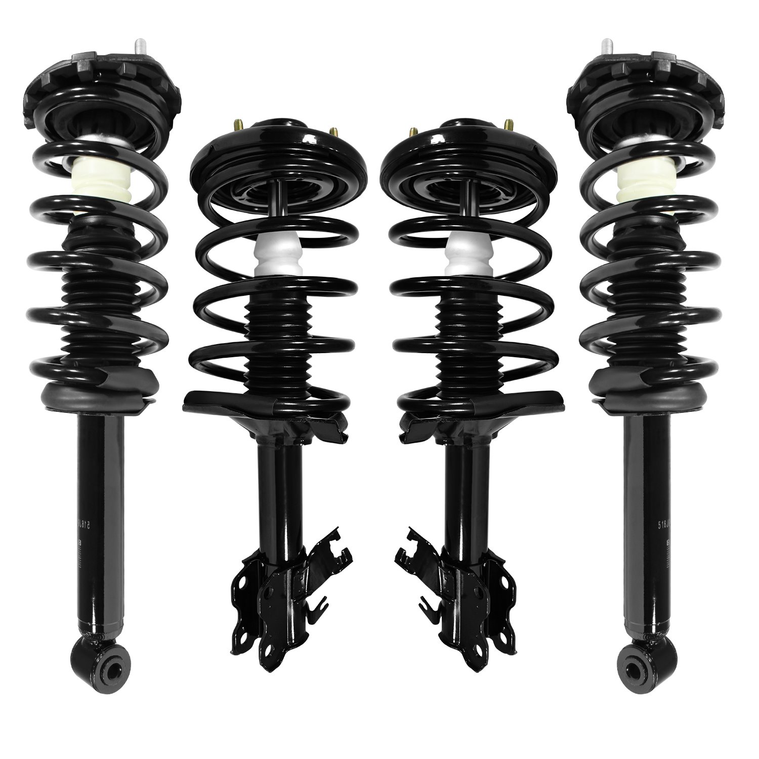 4-11943-15430-001 Front & Rear Suspension Strut & Coil Spring Assembly Kit Fits Select Nissan Maxima, Infiniti I35