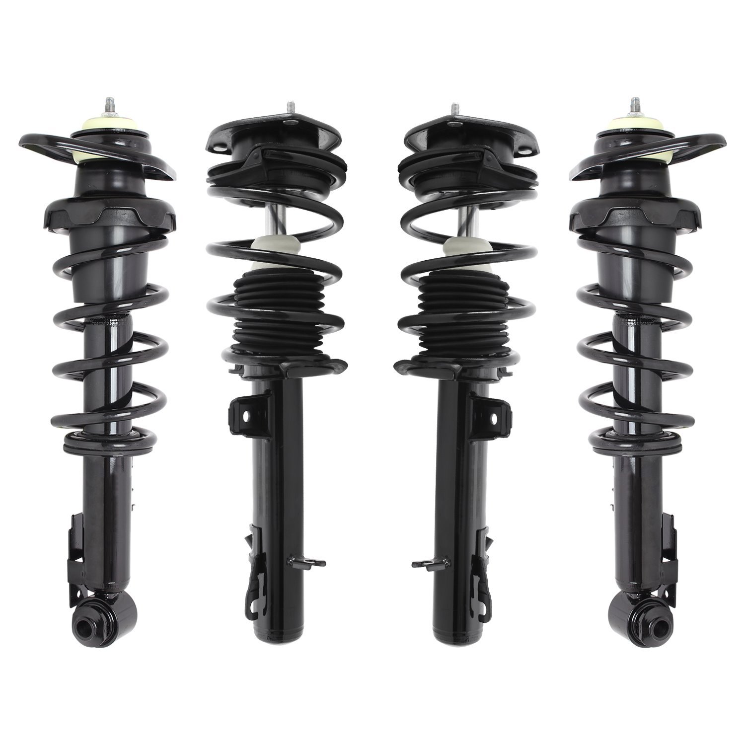 4-11957-15091-001 Front & Rear Suspension Strut & Coil Spring Assembly Kit Fits Select Mini Cooper