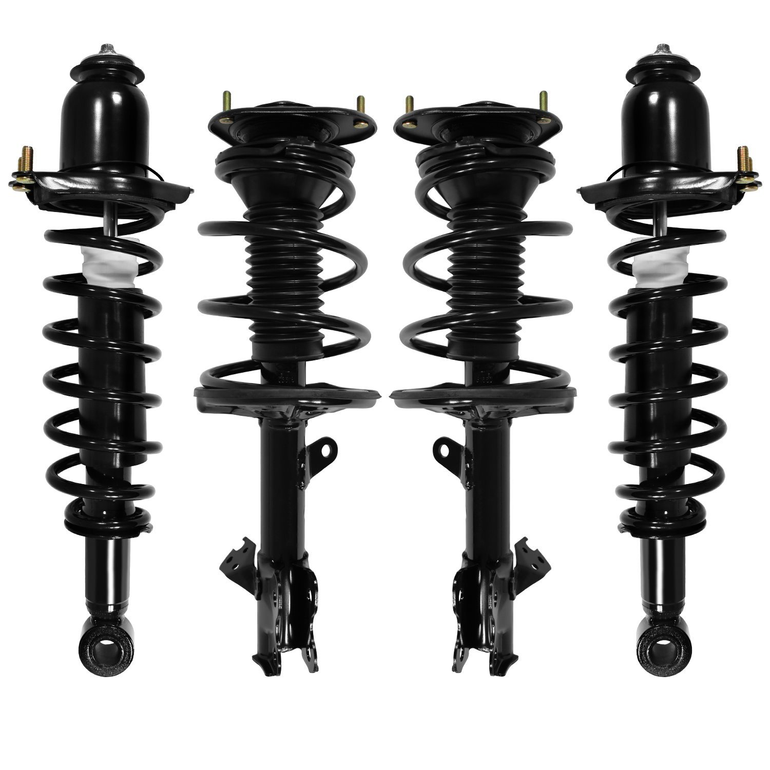 4-11963-15320-001 Front & Rear Suspension Strut & Coil Spring Assembly Kit Fits Select Toyota Prius
