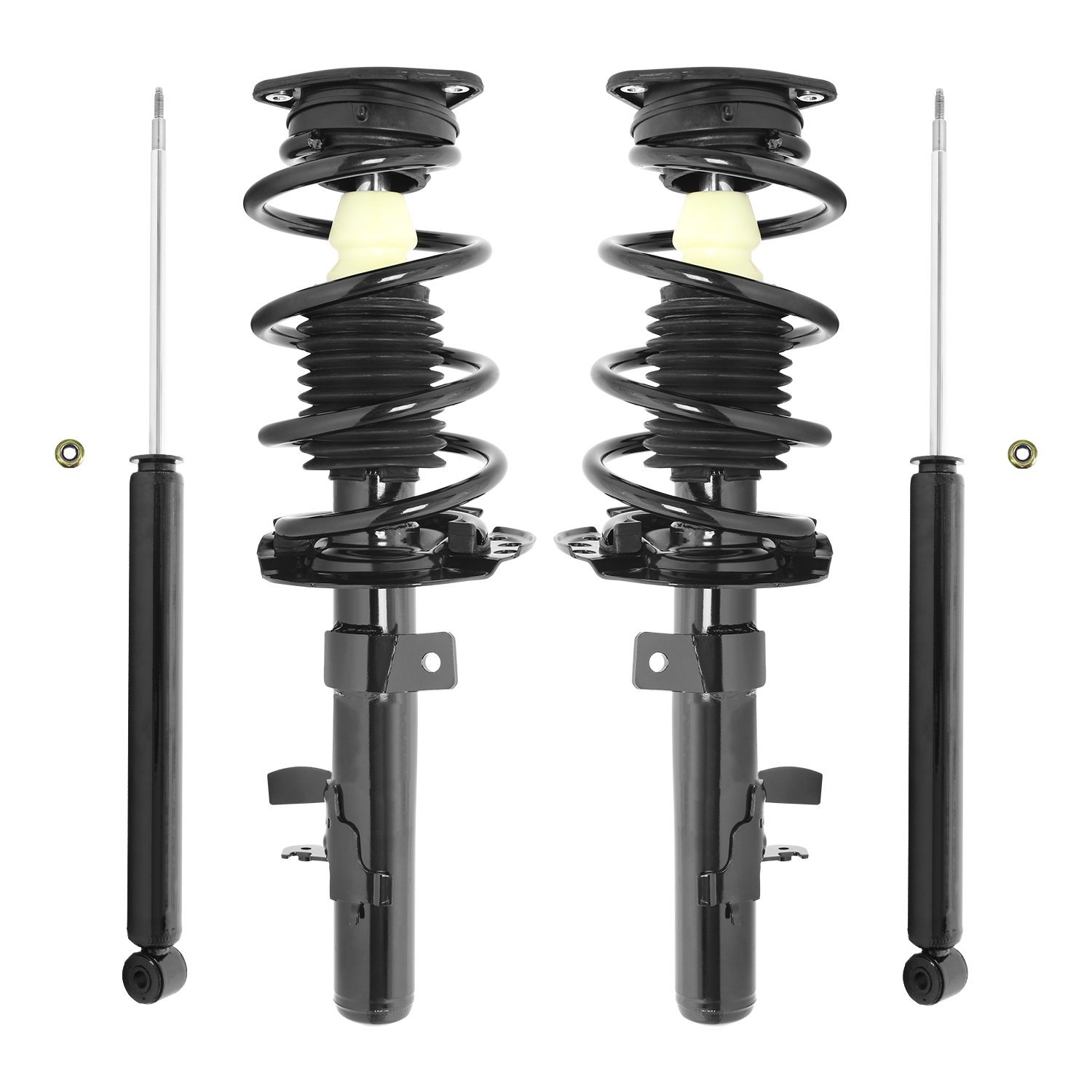 4-11973-252420-001 Front & Rear Suspension Strut & Coil Spring Assembly Fits Select Ford Escape
