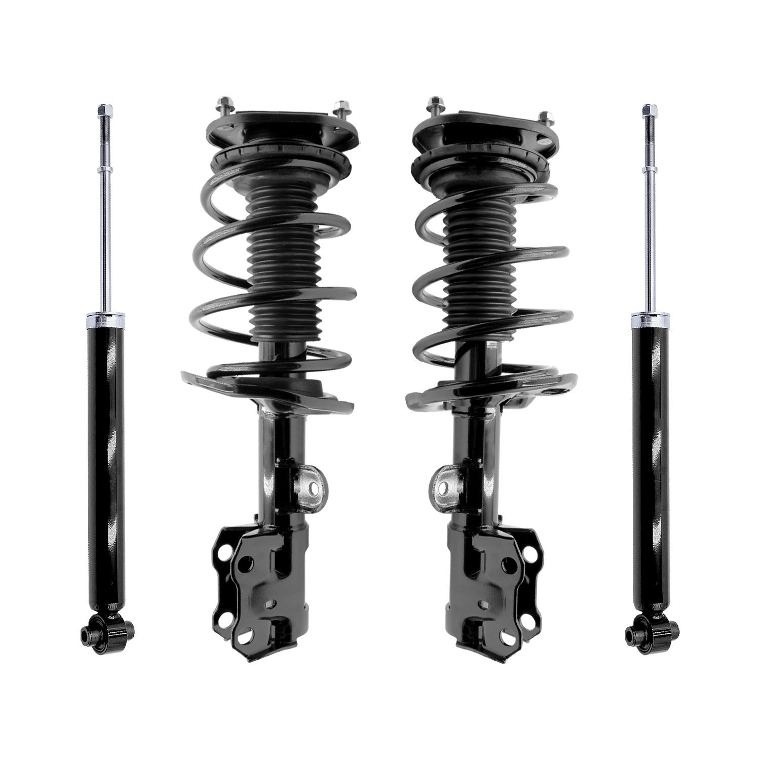 4-13001-250150-001 Front & Rear Complete Strut Assembly Shock Absorber Kit Fits Select Lexus CT200h