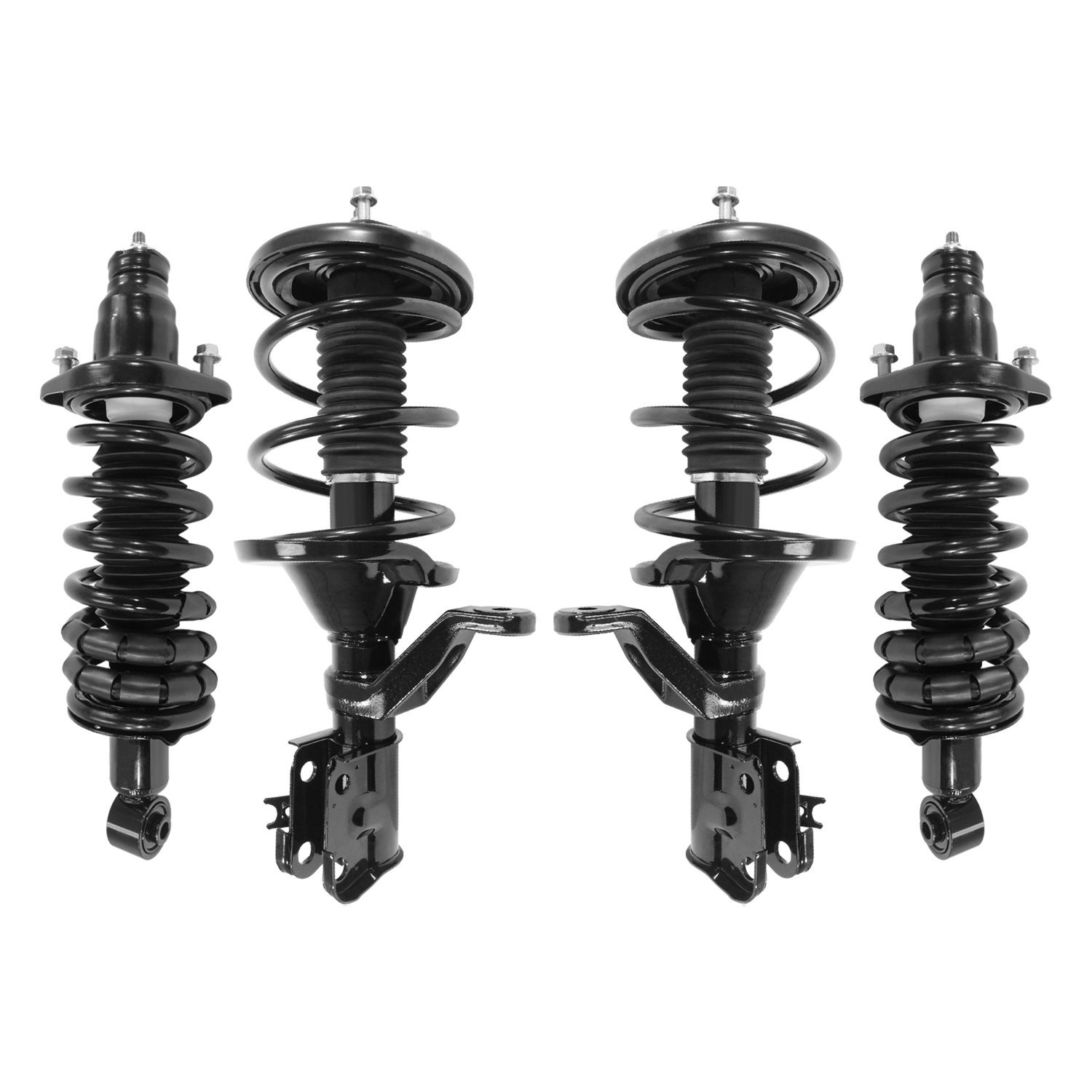 4-13051-16011-001 Front & Rear Suspension Strut & Coil Spring Assembly Kit Fits Select Acura RSX