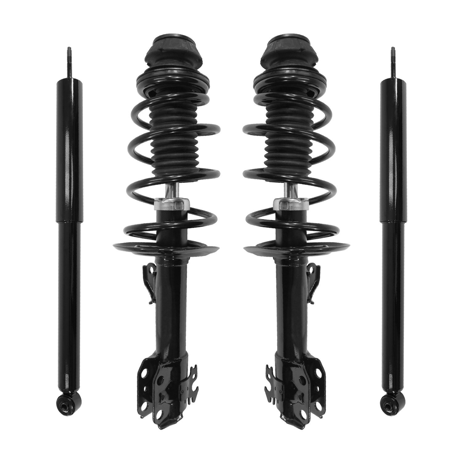 4-13071-254130-001 Front & Rear Suspension Strut & Coil Spring Assembly Fits Select Scion xD