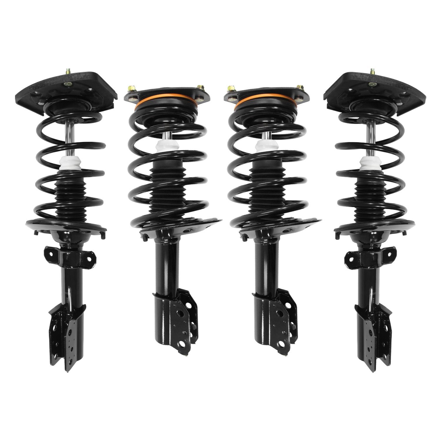 4-13100-15313-001 Front & Rear Suspension Strut & Coil Spring Assemby Set Fits Select Chevy Impala