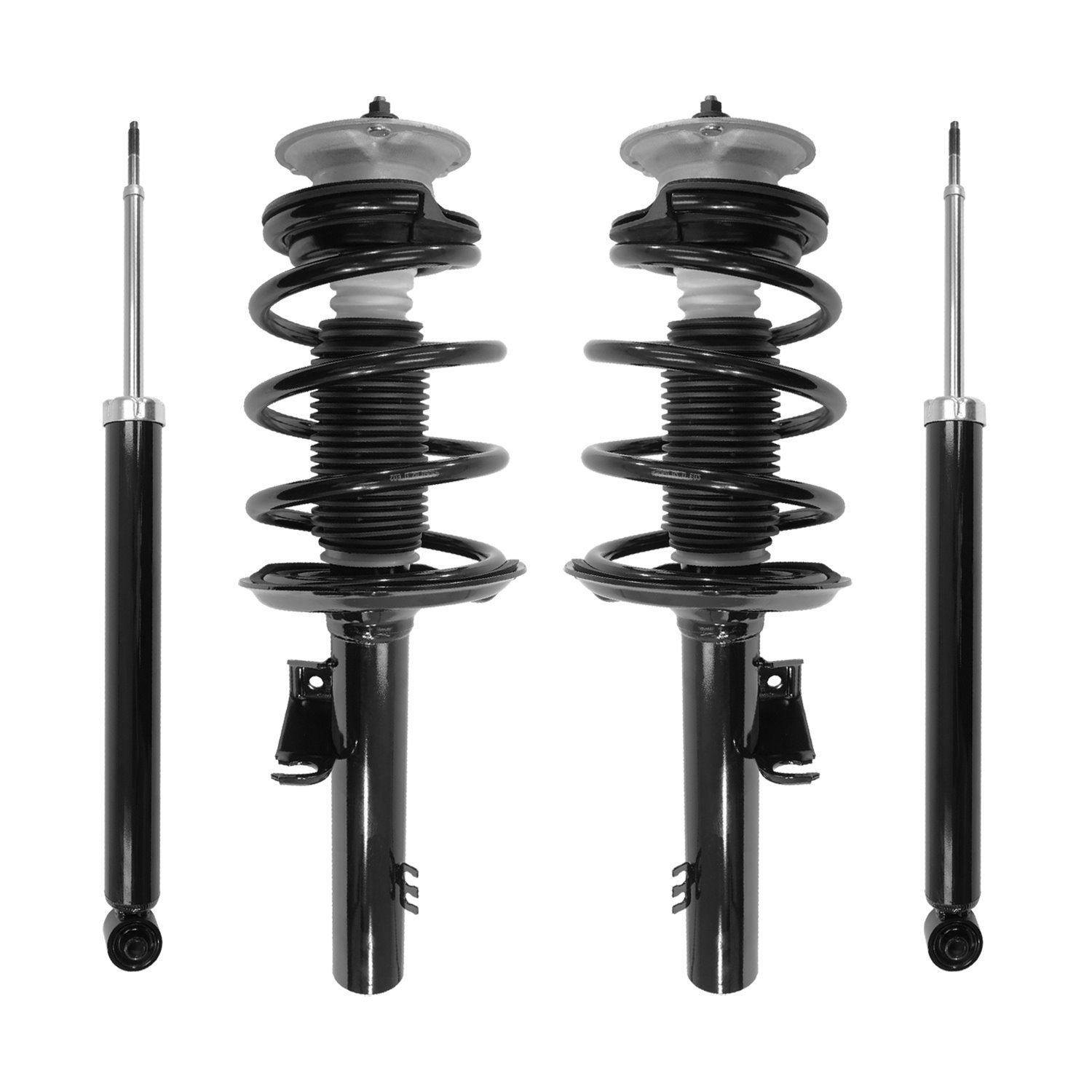 4-13221-257140-001 Front & Rear Suspension Strut & Coil Spring Assembly Fits Select BMW X3