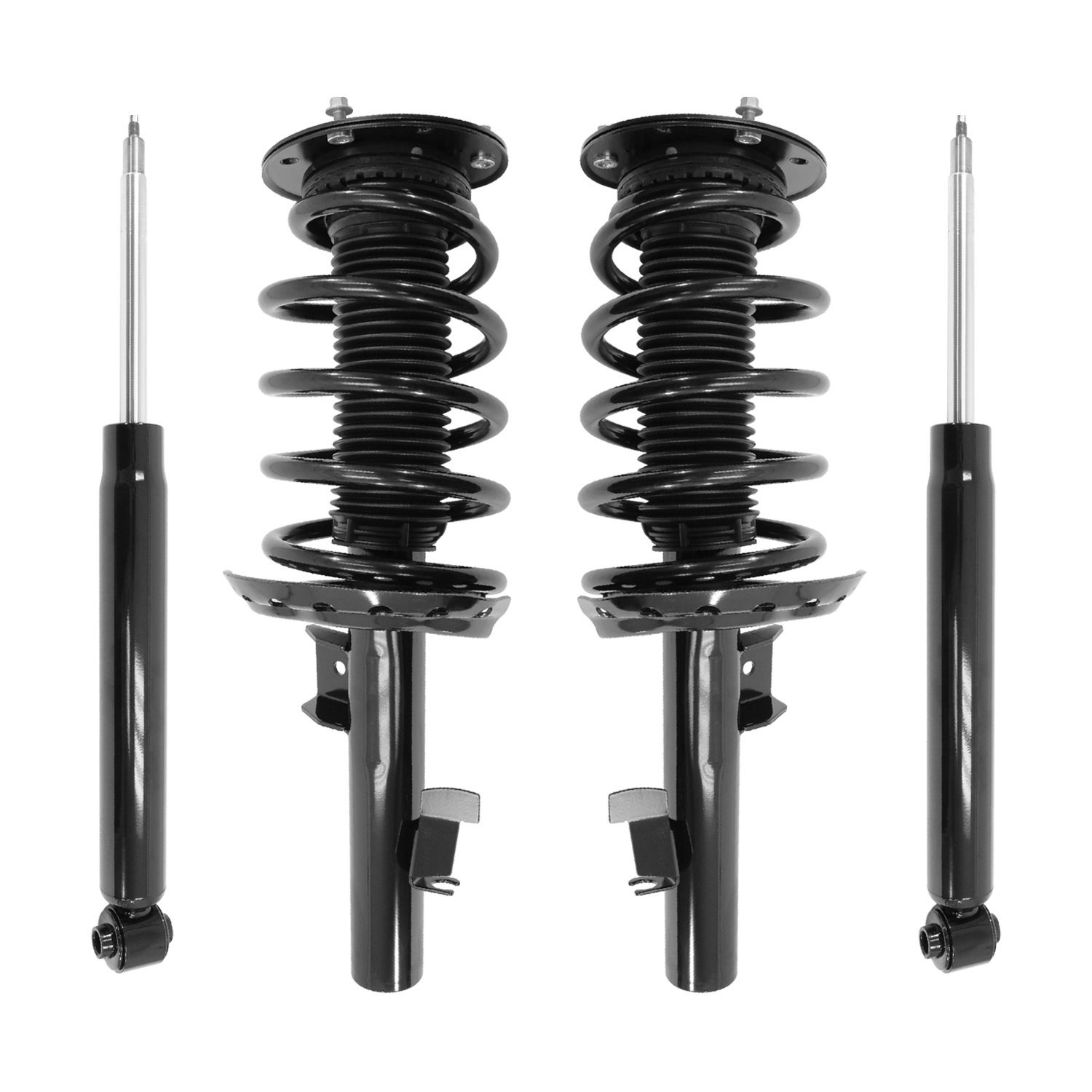 4-13301-257200-001 Front & Rear Complete Strut Assembly Shock Absorber Kit Fits Select Volvo XC60