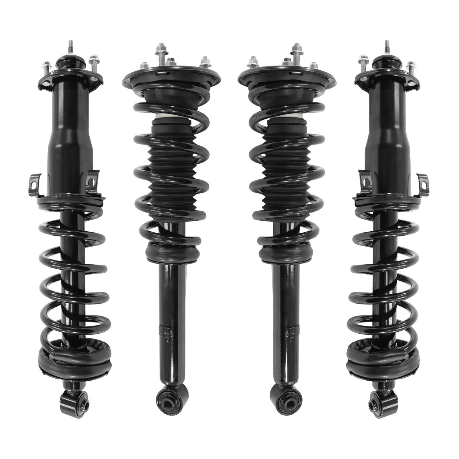 4-13341-16091-001 Front & Rear Suspension Strut & Coil Spring Assembly Kit Fits Select Lexus GS430, Lexus GS300, Lexus GS400