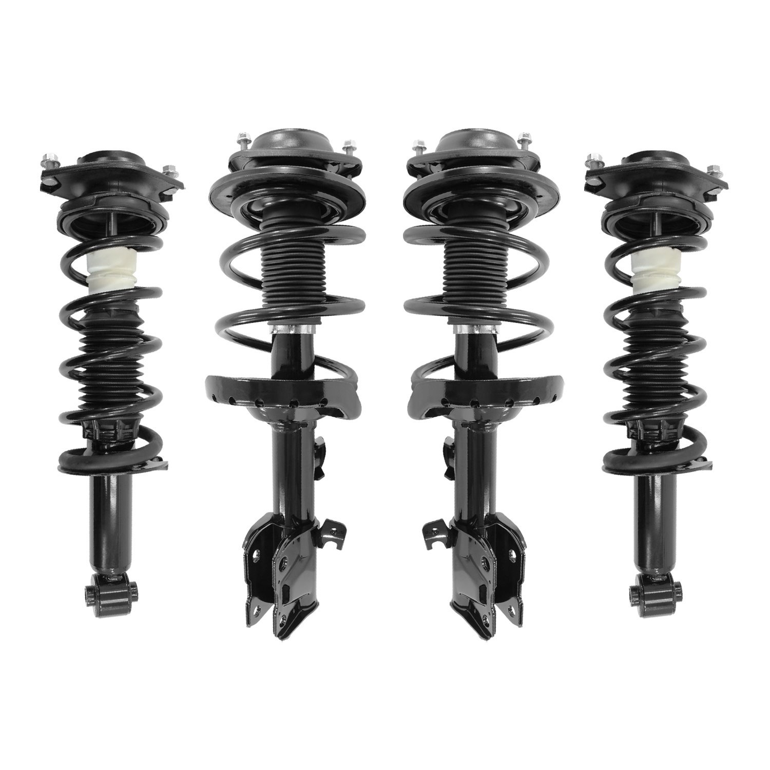 4-13381-16130-001 Front & Rear Suspension Strut & Coil Spring Assembly Kit Fits Select Subaru Legacy