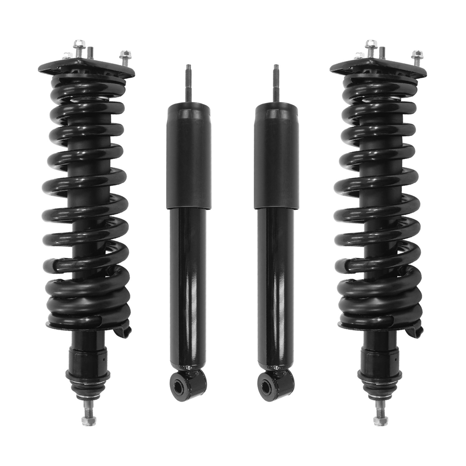 4-257130-15290-001 Front & Rear Suspension Strut & Coil Spring Assembly Fits Select Mercedes-Benz