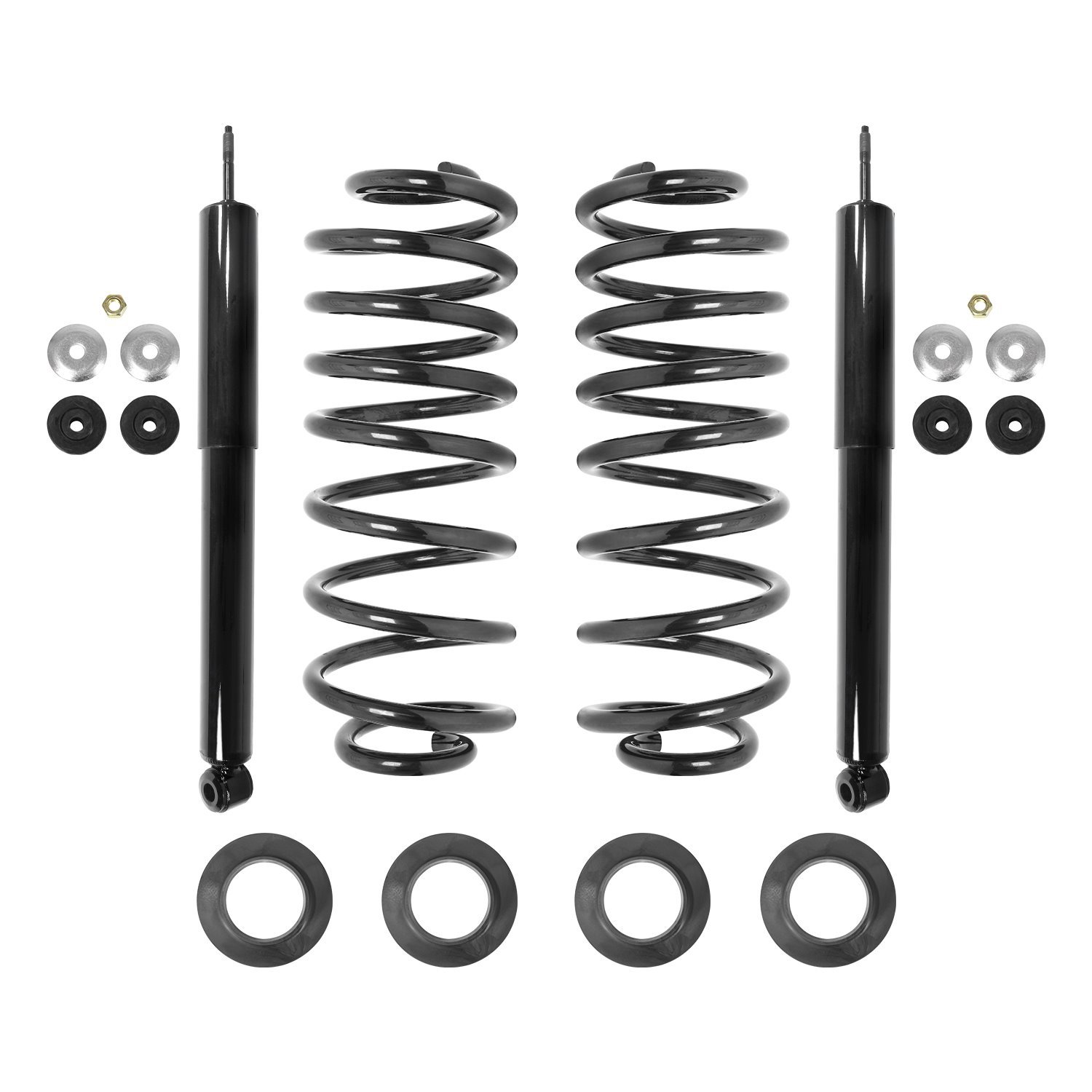 65993c Air Spring To Coil Spring Conversion Kit Fits Select Ford Crown Victoria, Lincoln Town Car, Mercury Grand Marquis