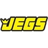 JEGS 8mm Hi-Temp Sleeved Spark Plug Wire Set for Small Block Chevy 262-400  w/HEI, Under Header w/90-degree Boots [Red]